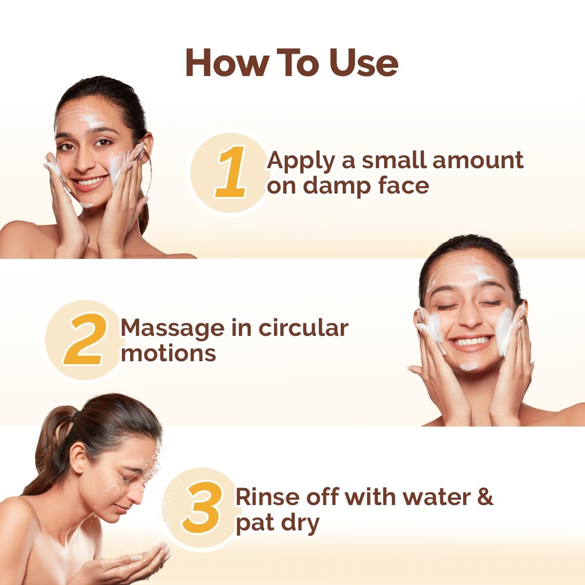 Mamaearth Ubtan De Tan Face Wash – Turmeric & Saffron for Tan Removal & Sun Damage Repair, 3.38 Fl Oz - görsel 9