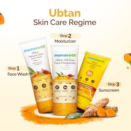 Mamaearth Ubtan De Tan Face Wash – Turmeric & Saffron for Tan Removal & Sun Damage Repair, 3.38 Fl Oz - görsel 14