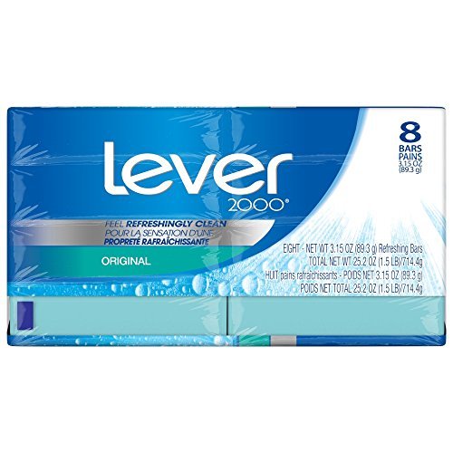 Lever 2000 Original Bar Soap, 3.15 oz Bars (Pack of 8) - Classic Clean & Moisturizing - görsel 4