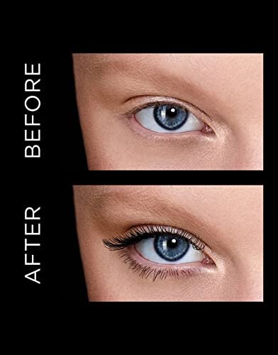 Hourglass Caution Extreme Lash Mascara – Volumizing & Lengthening, Vegan & Cruelty-Free (Black, 0.33 Fl Oz) Avelisse