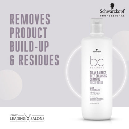 Schwarzkopf Professional BC Bonacure Deep Cleansing Micellar Shampoo - 33.8 oz