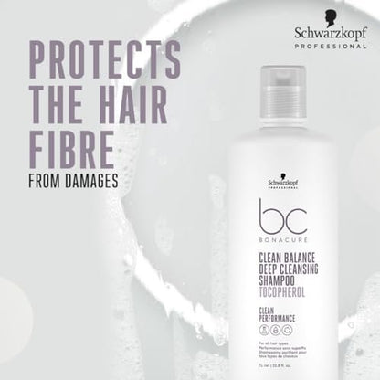 Schwarzkopf Professional BC Bonacure Deep Cleansing Micellar Shampoo - 33.8 oz