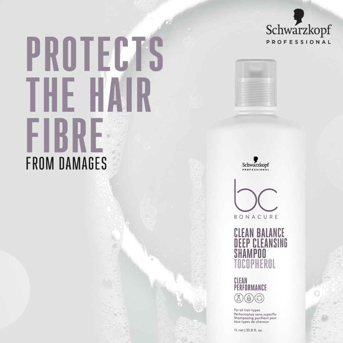 Schwarzkopf Professional BC Bonacure Deep Cleansing Micellar Shampoo - 33.8 oz - görsel 7
