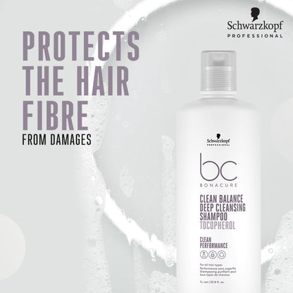 Schwarzkopf Professional BC Bonacure Deep Cleansing Micellar Shampoo - 33.8 oz