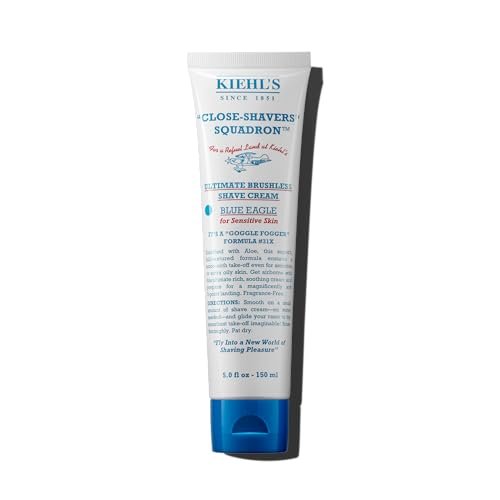 Kiehl's Ultimate Brushless Shave Cream Unscented for Sensitive Skin - 5 fl oz Avelisse
