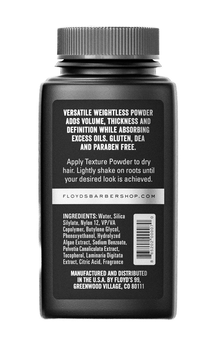 Floyd's 99 Hair Styling Powder - Volumizing & Oil-Absorbing Root Lift Powder for Thicker Hair, Color Safe, 0.5 oz Avelisse
