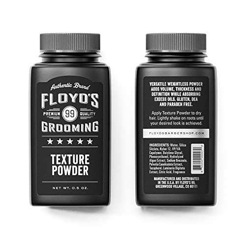 Floyd's 99 Hair Styling Powder - Volumizing & Oil-Absorbing Root Lift Powder for Thicker Hair, Color Safe, 0.5 oz Avelisse
