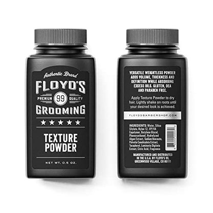 Floyd's 99 Hair Styling Powder - Volumizing & Oil-Absorbing Root Lift Powder for Thicker Hair, Color Safe, 0.5 oz Avelisse