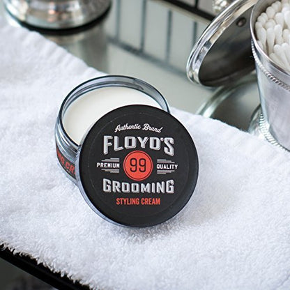 Floyd's Grooming Styling Cream - 3 oz, Medium Hold & Natural Shine for Men Avelisse