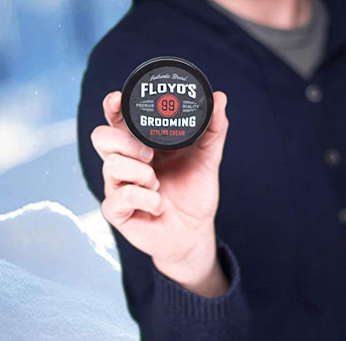 Floyd's Grooming Styling Cream - 3 oz, Medium Hold & Natural Shine for Men Avelisse
