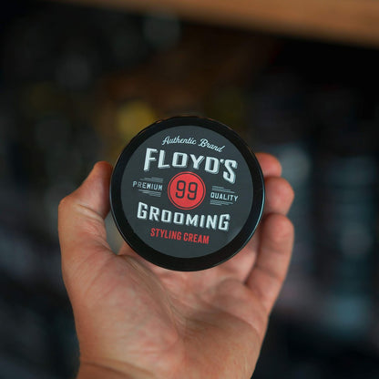 Floyd's Grooming Styling Cream - 3 oz, Medium Hold & Natural Shine for Men Avelisse