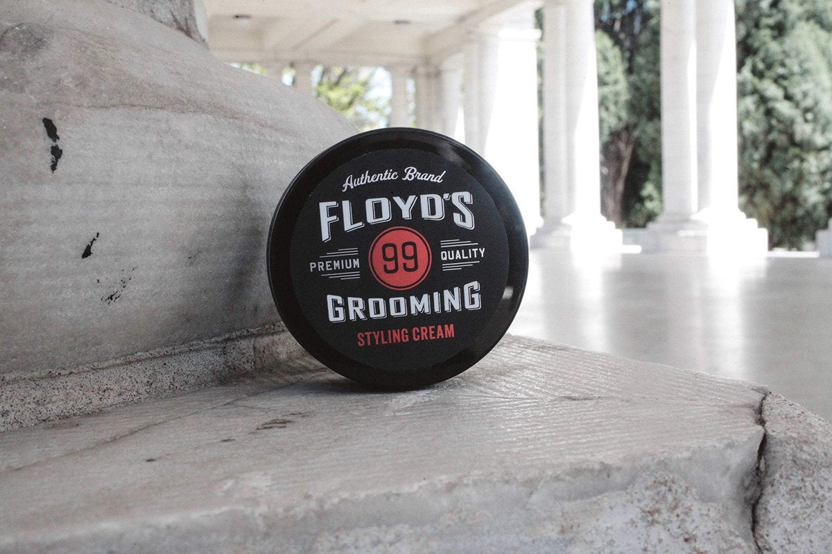 Floyd's Grooming Styling Cream - 3 oz, Medium Hold & Natural Shine for Men Avelisse