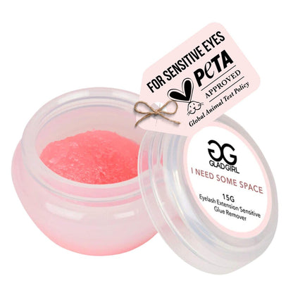 Gentle Eyelash Extension Cream Glue Remover for Sensitive Skin – 15g | GladGirl