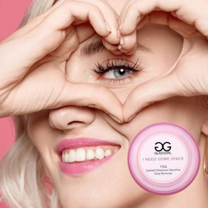 Gentle Eyelash Extension Cream Glue Remover for Sensitive Skin – 15g | GladGirl
