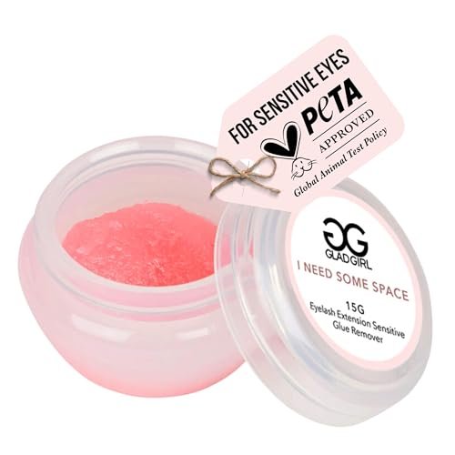 Gentle Eyelash Extension Cream Glue Remover for Sensitive Skin – 15g | GladGirl - görsel 2