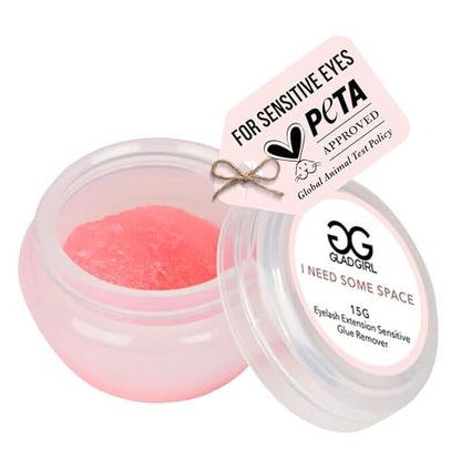 Gentle Eyelash Extension Cream Glue Remover for Sensitive Skin – 15g | GladGirl