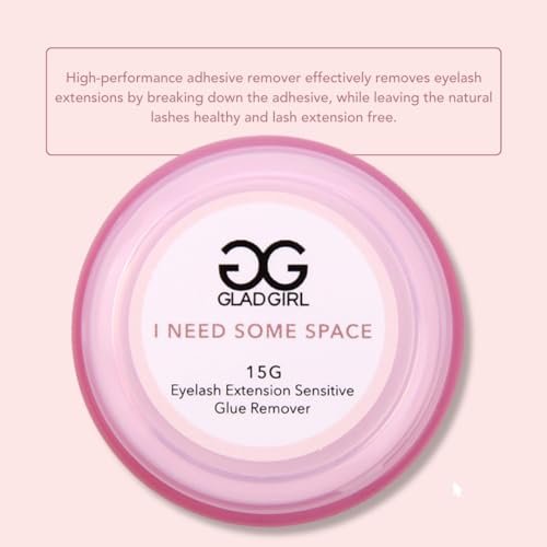Gentle Eyelash Extension Cream Glue Remover for Sensitive Skin – 15g | GladGirl - görsel 6