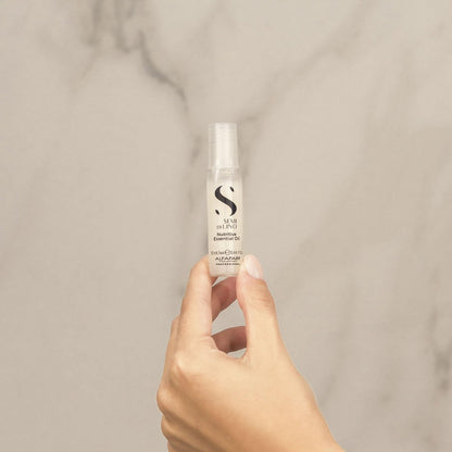 Alfaparf Milano Semi Di Lino Moisture Nutritive Essential Hair Oil for Dry Hair - Nourishes, Softens and Hydrates - 6 Vials - Color Safe - Professional Salon Quality - 2.64 fl. oz.