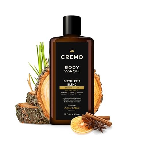 Cremo Body Wash for Men - Kentucky Bourbon, Smoked Vetiver & American Oak - 16 Fl Oz - görsel 8