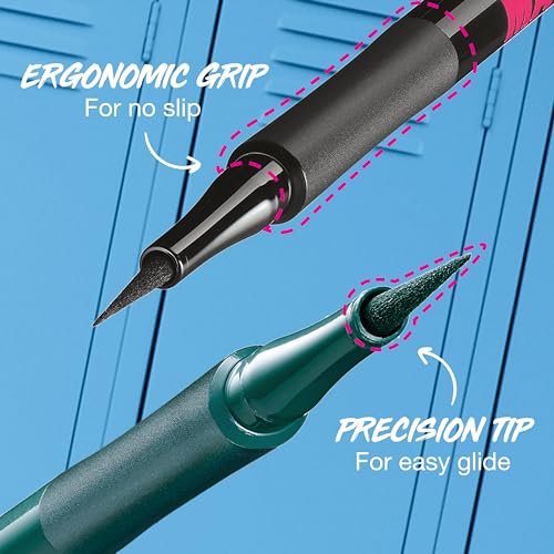 Maybelline Eyestudio Master Precise All Day Waterproof Liquid Eyeliner - Black, 0.03 Fl Oz - görsel 3