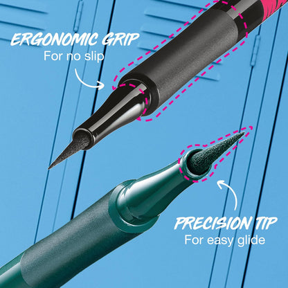 Maybelline Eyestudio Master Precise All Day Waterproof Liquid Eyeliner - Black, 0.03 Fl Oz