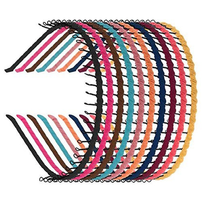 10-Piece Unisex Metal Hairband Set – Teeth Comb Headbands for Women, Men & Girls