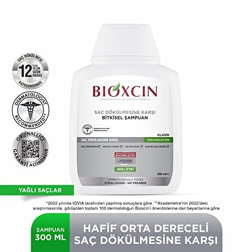 Bioxcin Anti-Hair Loss Shampoo for Oily Hair – 300 ml with Biocomplex B11 & Liposomes for Thicker, Fuller Hair - görsel 10