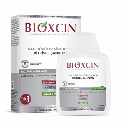 Bioxcin Anti-Hair Loss Shampoo for Oily Hair – 300 ml with Biocomplex B11 & Liposomes for Thicker, Fuller Hair