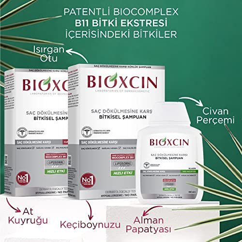 Bioxcin Anti-Hair Loss Shampoo for Oily Hair – 300 ml with Biocomplex B11 & Liposomes for Thicker, Fuller Hair - görsel 4