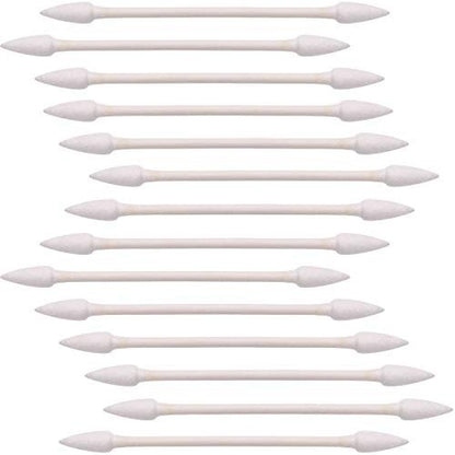 Pangda 400 Count Pointed Tip Cotton Swabs - Double Tips Cotton Buds with Paper Stick for Household Cleaning, Beauty Tools, Personal Care & Makeup