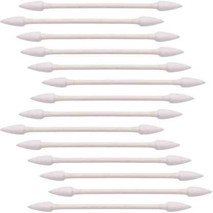Pangda 400 Count Pointed Tip Cotton Swabs - Double Tips Cotton Buds with Paper Stick for Household Cleaning, Beauty Tools, Personal Care & Makeup