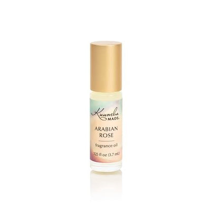 Kuumba Made Arabian Rose Fragrance Oil - Long-Lasting Small-Batch Perfume Roller, Vegan & Alcohol-Free (0.125 Fl Oz)