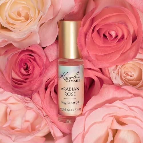 Kuumba Made Arabian Rose Fragrance Oil - Long-Lasting Small-Batch Perfume Roller, Vegan & Alcohol-Free (0.125 Fl Oz) - görsel 4