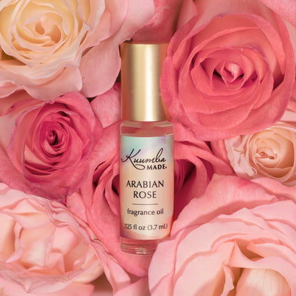 Kuumba Made Arabian Rose Fragrance Oil - Long-Lasting Small-Batch Perfume Roller, Vegan & Alcohol-Free (0.125 Fl Oz)