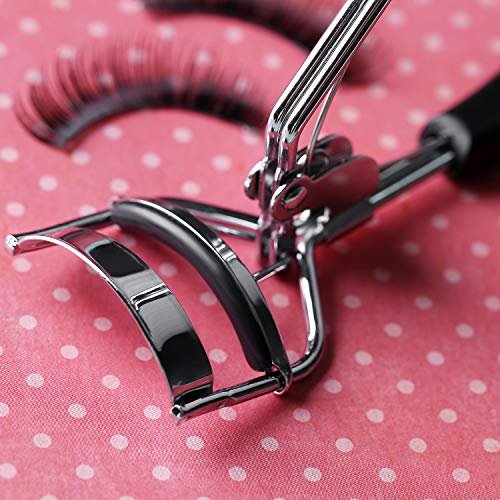 Zhehao Eyelash Curler Refill Pads - Silicone Rubber Replacement for Universal Lash Curlers (24 Count, Black) - görsel 10