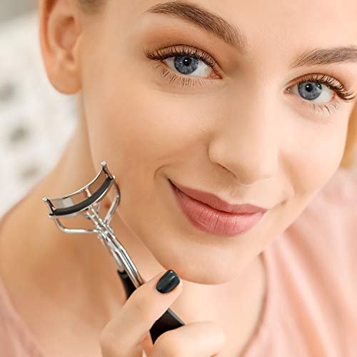 Zhehao Eyelash Curler Refill Pads - Silicone Rubber Replacement for Universal Lash Curlers (24 Count, Black) - görsel 12