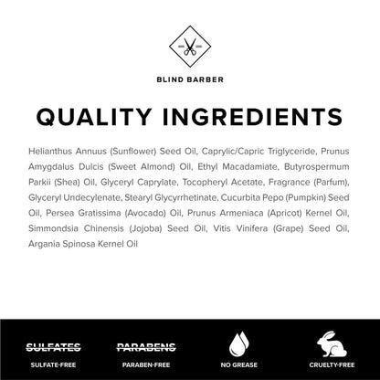 Blind Barber Rejuvenating Face & Beard Oil for Men – Moisturizing & Softening Beard Oil, Natural Beard Growth Oil for Men, 1 Oz Avelisse