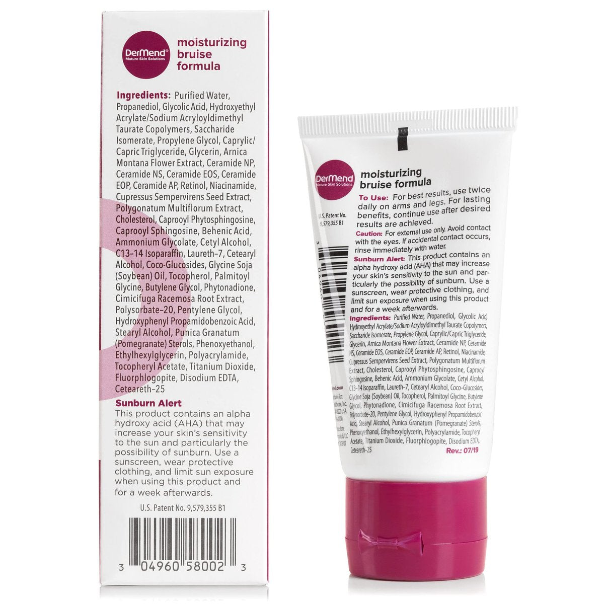 Dermend Bruise Cream 2.5 oz. – Targeted Moisturizer for Bruise Recovery Avelisse