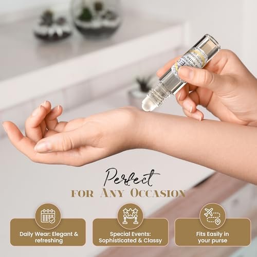 MOBETTER FRAGRANCE OILS Kreed Silver Mountains of Water Men Fragrance Body Oil - 1/3 oz Roll-On Glass Bottle Avelisse