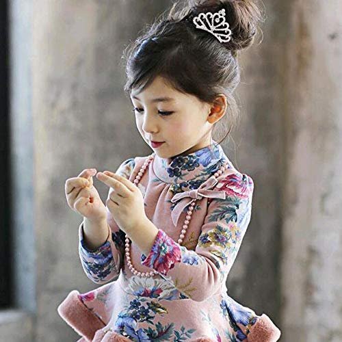 Honbay Princess Tiara Comb - Silver Crystal Rhinestone Crown Hair Comb for Flower Girls & Weddings - görsel 11