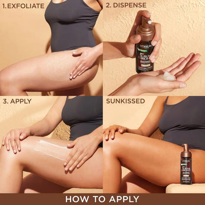 L'Oreal Paris Sublime Bronze Self Tanning Water Mousse, Streak-Free Natural Looking Tan, 5 fl. Oz Avelisse