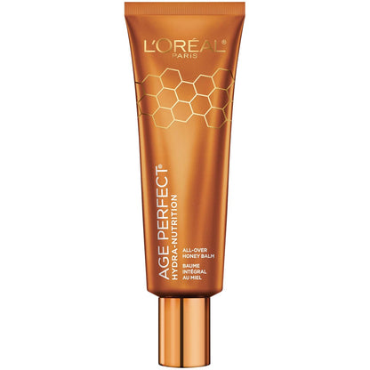 L'Oreal Paris Skincare Age Perfect Hydra-Nutrition All-Over Balm - Manuka Honey & Nurturing Oils for Dry Skin, 1.7 oz