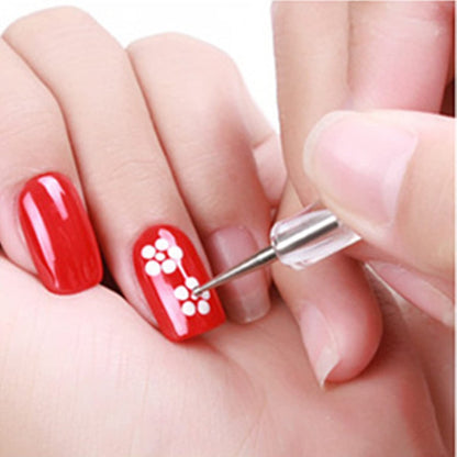Jsdoin 5-Piece 2-Way Dotting Pen Set for Nail Art - Multicolor Manicure Dotting Tools