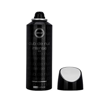 Armaf Club De Nuit Intense for Men Eau de Parfum Body Spray, 6.8 oz (200 ml) - Long-Lasting Fragrance