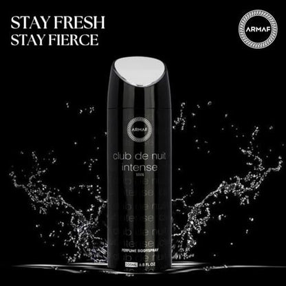 Armaf Club De Nuit Intense for Men Eau de Parfum Body Spray, 6.8 oz (200 ml) - Long-Lasting Fragrance