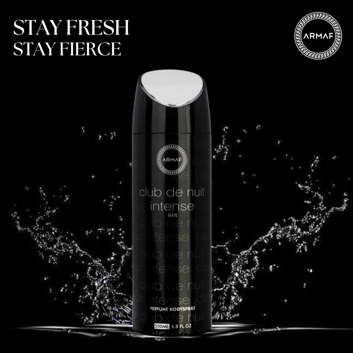 Armaf Club De Nuit Intense for Men Eau de Parfum Body Spray, 6.8 oz (200 ml) - Long-Lasting Fragrance - görsel 8