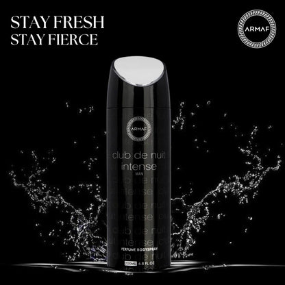 Armaf Club De Nuit Intense for Men Eau de Parfum Body Spray, 6.8 oz (200 ml) - Long-Lasting Fragrance
