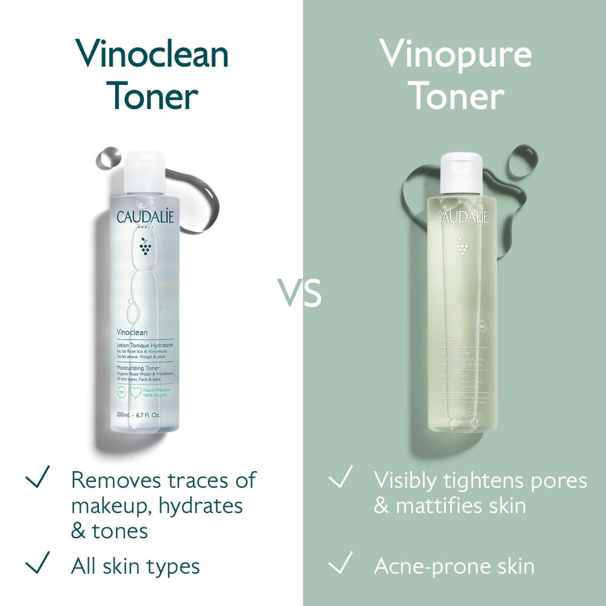 Caudalie Vinopure Natural Salicylic Acid Pore Minimizing Toner - 6.7 oz Avelisse
