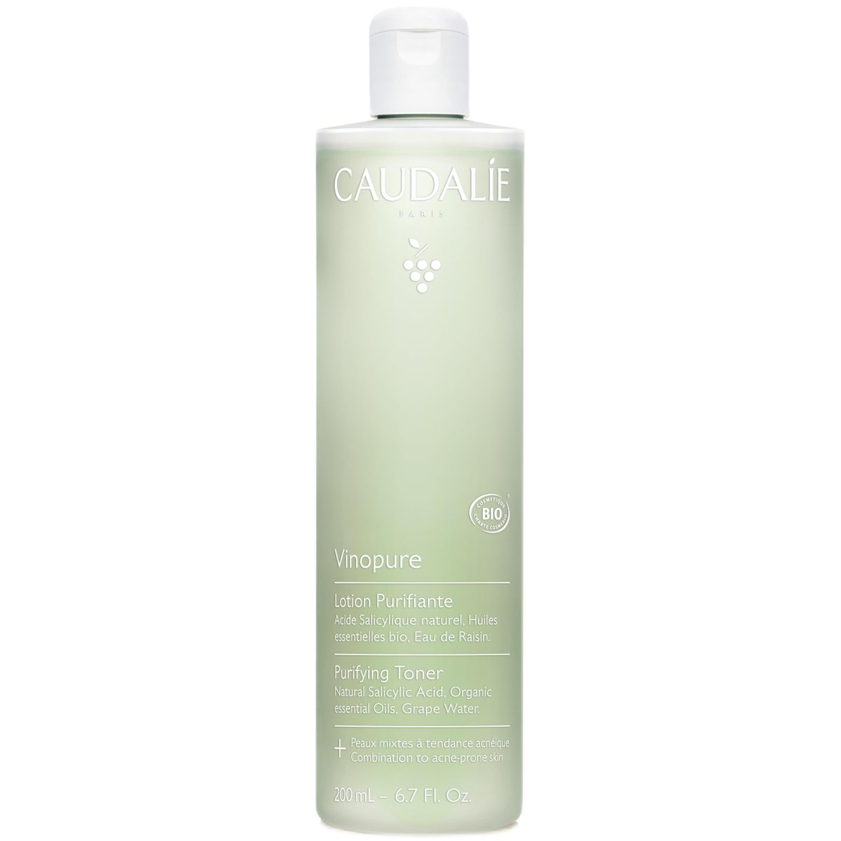Caudalie Vinopure Natural Salicylic Acid Pore Minimizing Toner - 6.7 oz Avelisse