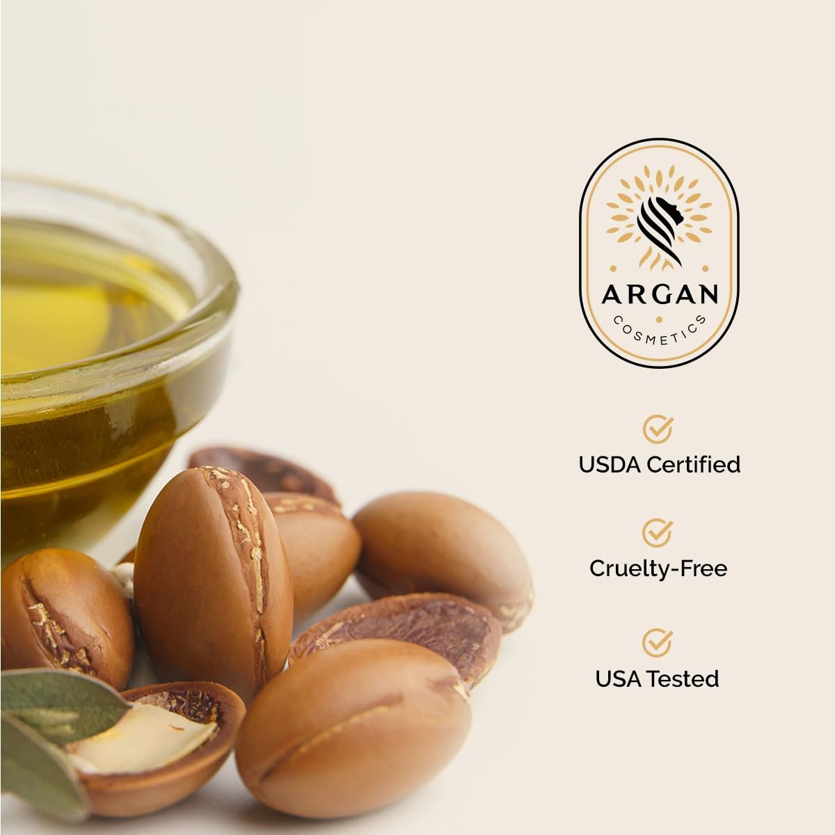 100% Pure Organic Moroccan Argan Oil for Hair, Skin, Nails, Cuticles, Face & Beard - Cold Pressed, Unscented - Filtered Through Cotton & Charcoal - All Natural Moisturizer - 2 Fl Oz Avelisse